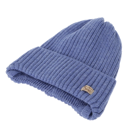 Czapka jesienna, wiosenna dla chłopca, 100% wełniana merino, biała Glint-4