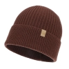 Czapka zimowa damska, brązowa, 100% wełniana merino Isla-3