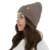 Czapka zimowa damska, brązowa, 100% wełniana merino Isla-2