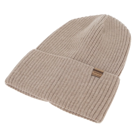 Czapka i komin dla chłopca jesienny, wiosenny komplet, jasnoszary, 100% wełniany merino Kimu-5