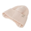 Czapka jesienna, wiosenna dla dziewczynki, 100% wełniana merino, różowa Frelia-4
