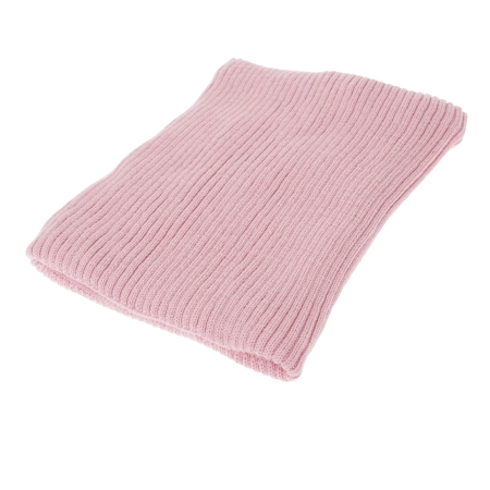 Czapka i komin dla dziewczynki zimowy komplet, z wełną merino, beżowy, Pyha-3