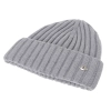 Czapka i szalik damski zimowy komplet, brązowy, wełna merino z kaszmirem, Zolira-4