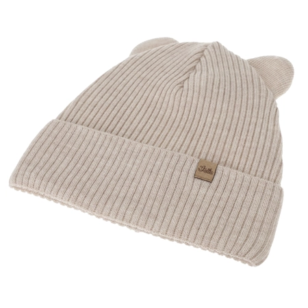Czapka i komin dla chłopca jesienny, wiosenny komplet, granatowy, 100% wełniany merino Alviro-3