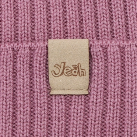 Czapka i komin dla dziewczynki jesienny, wiosenny komplet, beżowy, 100% wełniana merino Belira-4