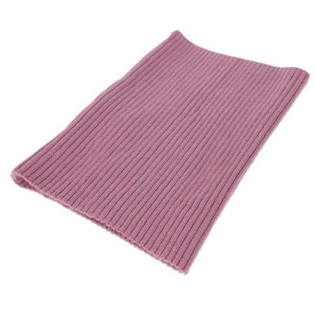 Czapka i komin dla dziewczynki jesienny, wiosenny komplet, różowy, 100% wełniana merino Belira-6