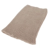 Czapka i komin dla dziewczynki, zimowy komplet, bezszwowy czarny, 100% wełniany merino, Silena-5