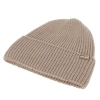 Czapka i komin dla dziewczynki, zimowy komplet, bezszwowy, beżowy, 100% wełniany merino, Silena-3