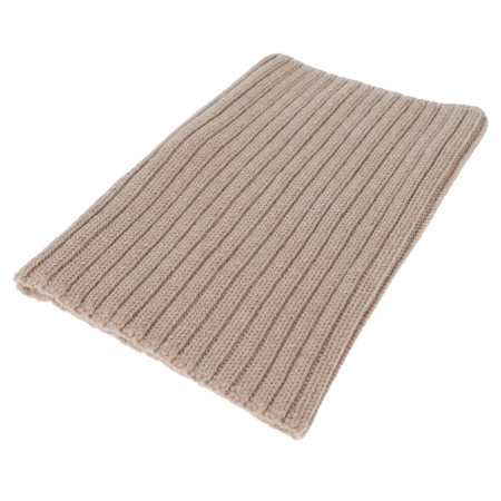 Czapka i komin dla dziewczynki, zimowy komplet, czarny, 100% wełniany merino, z pomponem Vratna-5
