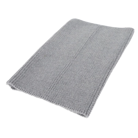 Czapka i komin dla chłopca, zimowy komplet, 100% wełniany merino, ciemnobeżowy Loen-4