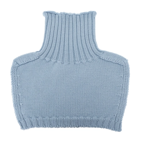 Golf zimowy dla chłopca, 100% wełniany merino, błękitny Sapporo-1