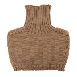 Golf zimowy dla chłopca, 100% wełniany merino, camel Sapporo-1