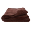 Szalik zimowy damski, brązowy, 100% wełniany merino, Laviro-3
