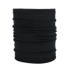 Komin sportowy męski, cienki, wiosenno-jesienny, 100% wełniany merino, czarny Valeris-1
