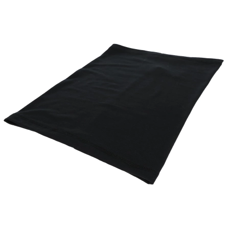 Komin sportowy męski, cienki, wiosenno-jesienny, 100% wełniany merino, czarny Valeris-2