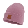 Czapka zimowa damska, dwuwarstwowa, fioletowa, 100% wełniana merino Fenora-3