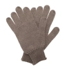 Rękawiczki zimowe damskie, ciemnnobeżowe, 100% wełniane merino Nordico-2