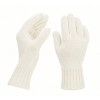 Rękawiczki zimowe damskie, kremowe, 100% wełniane merino Nordico-1