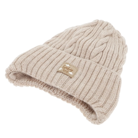 Czapka zimowa dla chłopca, niebieska, 100% wełniana merino, podszyta bawełną Lumaro-2
