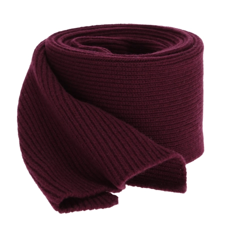 Szalik zimowy damski, burgundowy, wełna merino z kaszmirem, Arvina-1