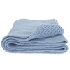 Szalik zimowy damski, błękitny, 100% wełniany merino, Laviro-1