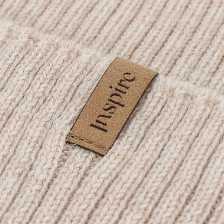 Czapka damska zimowa, wiosenna, granatowa, 100% wełniana merino Valenza-4