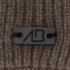 Czapka zimowa męska, bordowa, wełna merino z kaszmirem, Montario-2