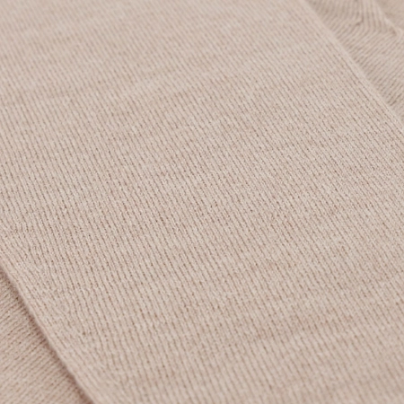 Sweter damski w serek, beżowy, 100% wełniana merino Merila-7