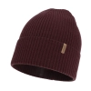 Czapka damska zimowa, wiosenna, burgundowa, 100% wełniana merino Valenza-1