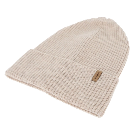 Czapka damska zimowa, wiosenna, burgundowa, 100% wełniana merino Valenza-3