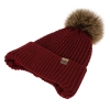 Czapka i komin dla chłopca, zimowy komplet, granatowy, z wełną merino, Ziller-3